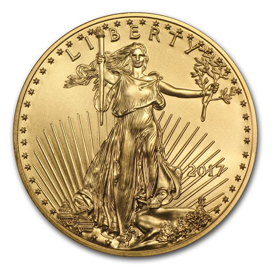 2017 1/4 oz Gold American Eagle BU 2017 1/4 oz Gold American Eagle BU
